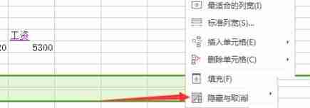 金山文档隐藏的列怎么恢复-金山文档隐藏的列恢复教程