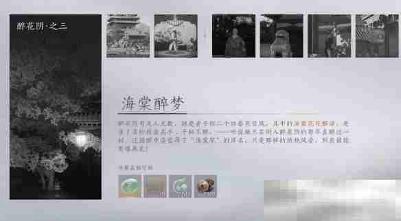 《燕云十六声》海棠醉梦任务攻略