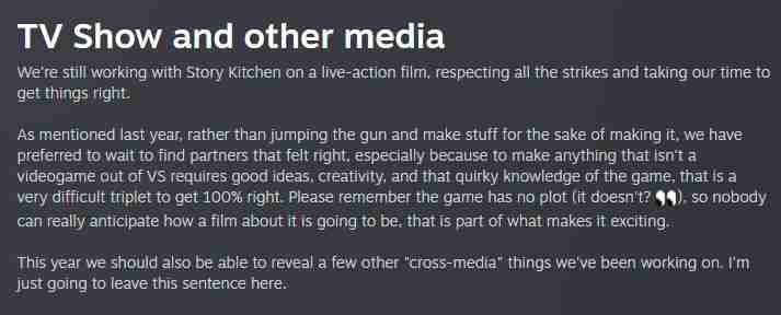 《吸血鬼幸存者》将被改编为真人电影 游戏无剧情将是挑战