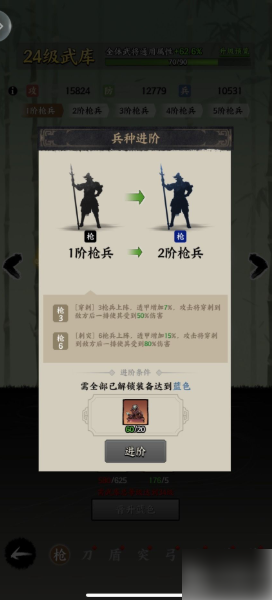 名将之弈武库兵种怎么升阶的 武库兵种升阶攻略