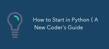 如何開始使用 Python（新編碼員指南