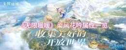《无限暖暖》柔风花吟属性一览