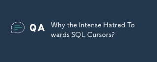 Pourquoi cette haine intense envers les curseurs SQL ?