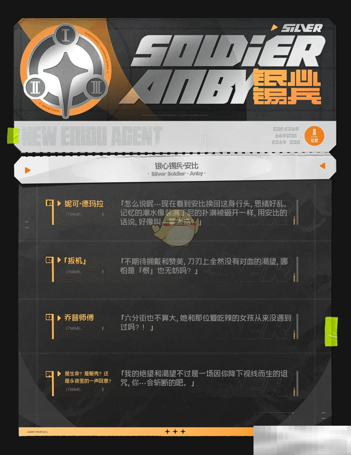 《绝区零》银心锡兵安比角色介绍