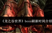 《龙之谷世界》boss刷新时间介绍