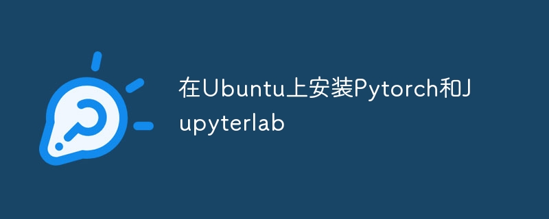 在ubuntu上安装pytorch和jupyterlab