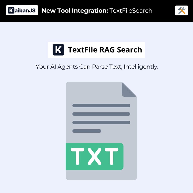 釋放 KaibanJS 中 TextFile RAG 搜尋的潛力