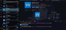 FullStack Developer＆＃s在VSCODE透明背景中的完整設置帶有圖像