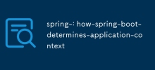 Spring-：How-spring-boot-determines-application-context