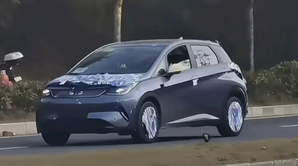 2025 款比亚迪海豚实车曝光,外观性能全面升级