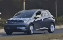 2025 款比亚迪海豚实车曝光，外观性能全面升级