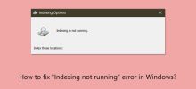 如何修復Windows中的'索引不運行”錯誤？