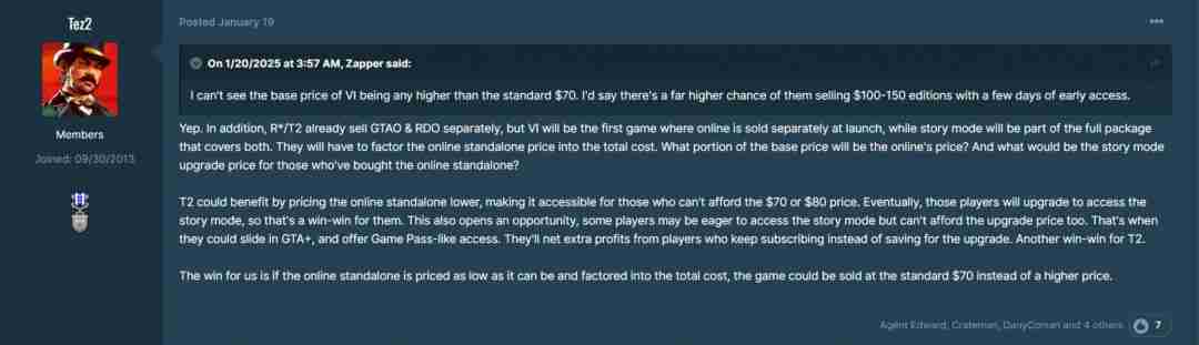 传闻：《GTA6》首发时可单独购买《GTAOL》