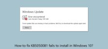 如何修復KB5050081無法在Windows 10中安裝？