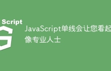 JavaScript单线会让您看起来像专业人士