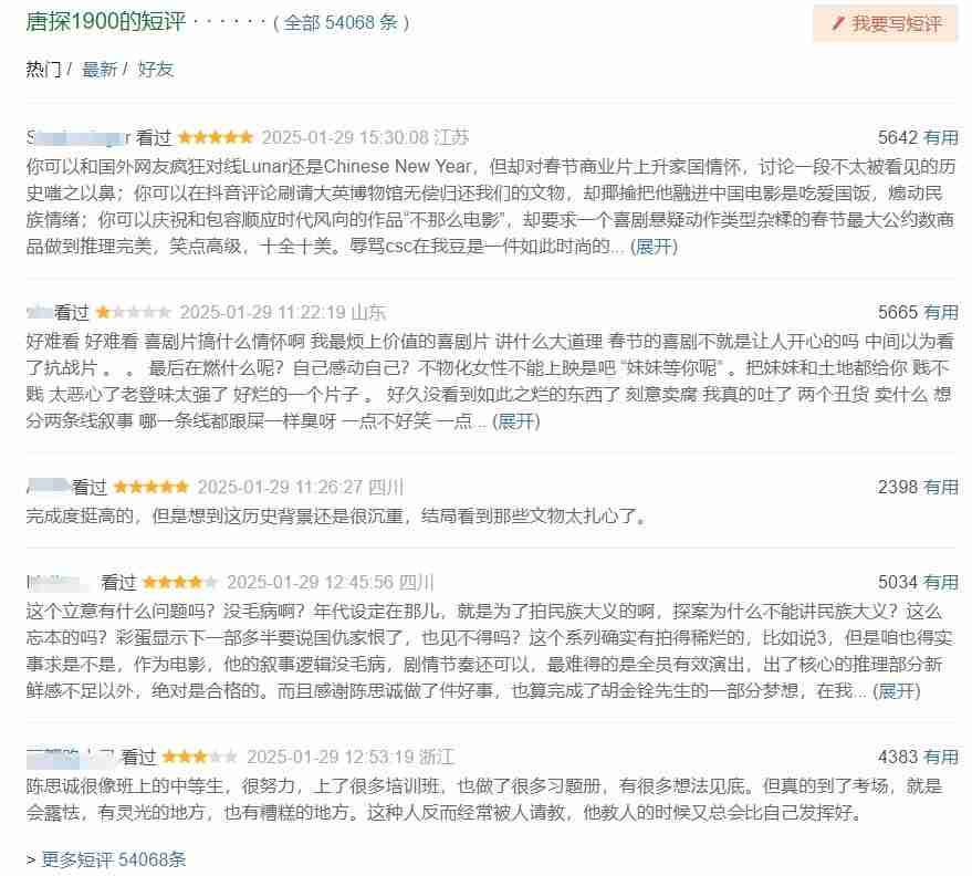史上最强春节档：没有黑马，胜负已分？
