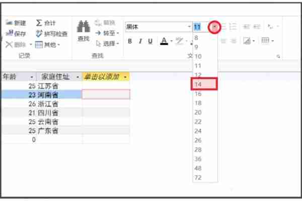 Access2013怎么更改字体?Access2013更改字体的操作方法