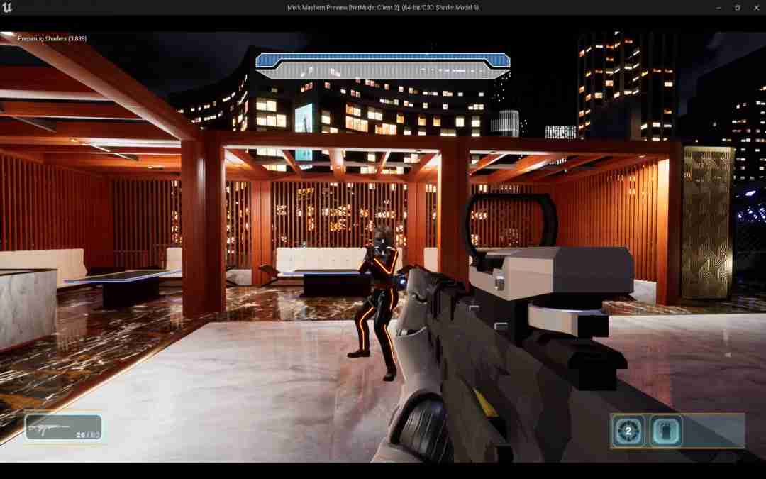 玩家对战第一人称射击游戏《默克尔混乱》即将改为买断制