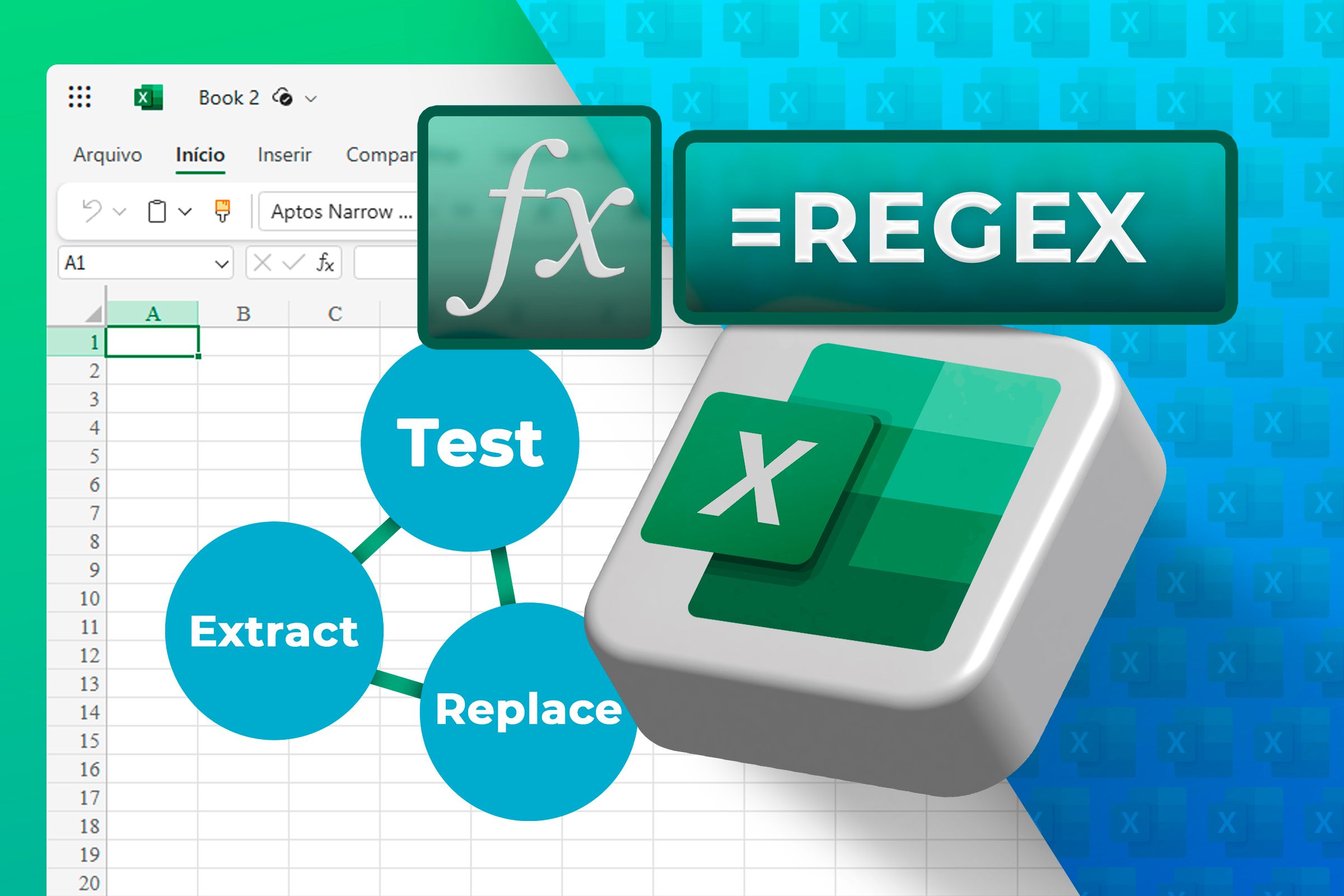 So verwenden Sie die Regex -Funktionen in Excel