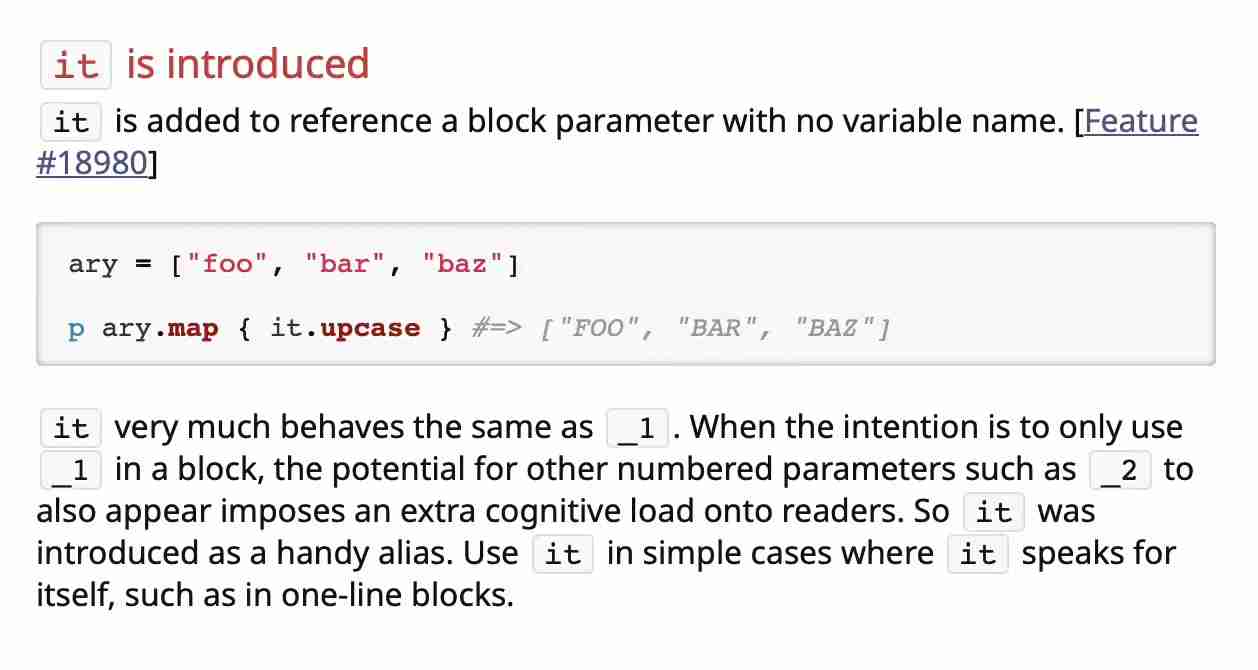 Ruby 3.4版本正式亮相：新增“it”块参数和模块化垃圾回收功能