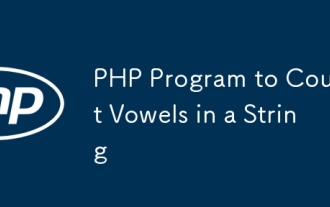 PHP Program to Count Vowels in a String