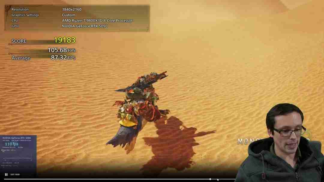 《怪物猎人:荒野》PC测试 原生1080P难倒RTX 3060