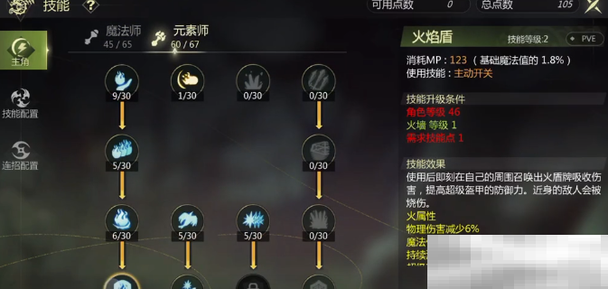 《龙之谷世界》32级元素技能选择加点方案