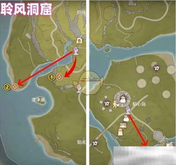 《无限暖暖》花焰群岛烟花筒位置大全