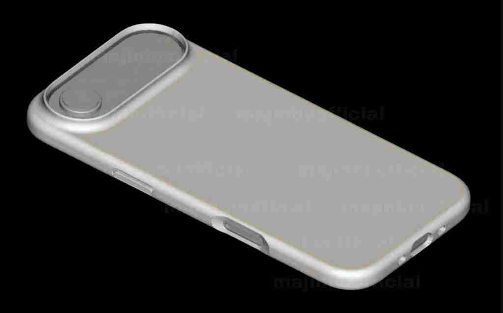 苹果 iPhone 17 手机壳渲染图曝光,横向镜头模组?