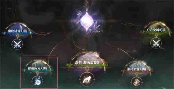 无限暖暖祝福闪光幻境幽灵列车试炼位置