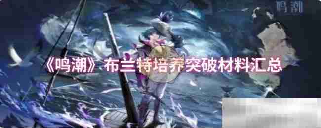 《鸣潮》布兰特培养突破材料汇总