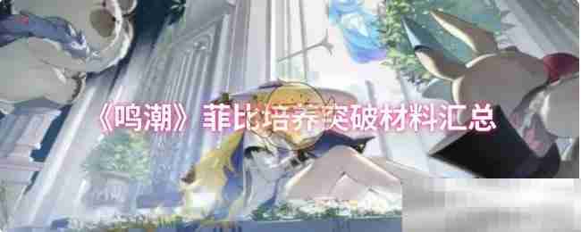《鸣潮》菲比培养突破材料汇总