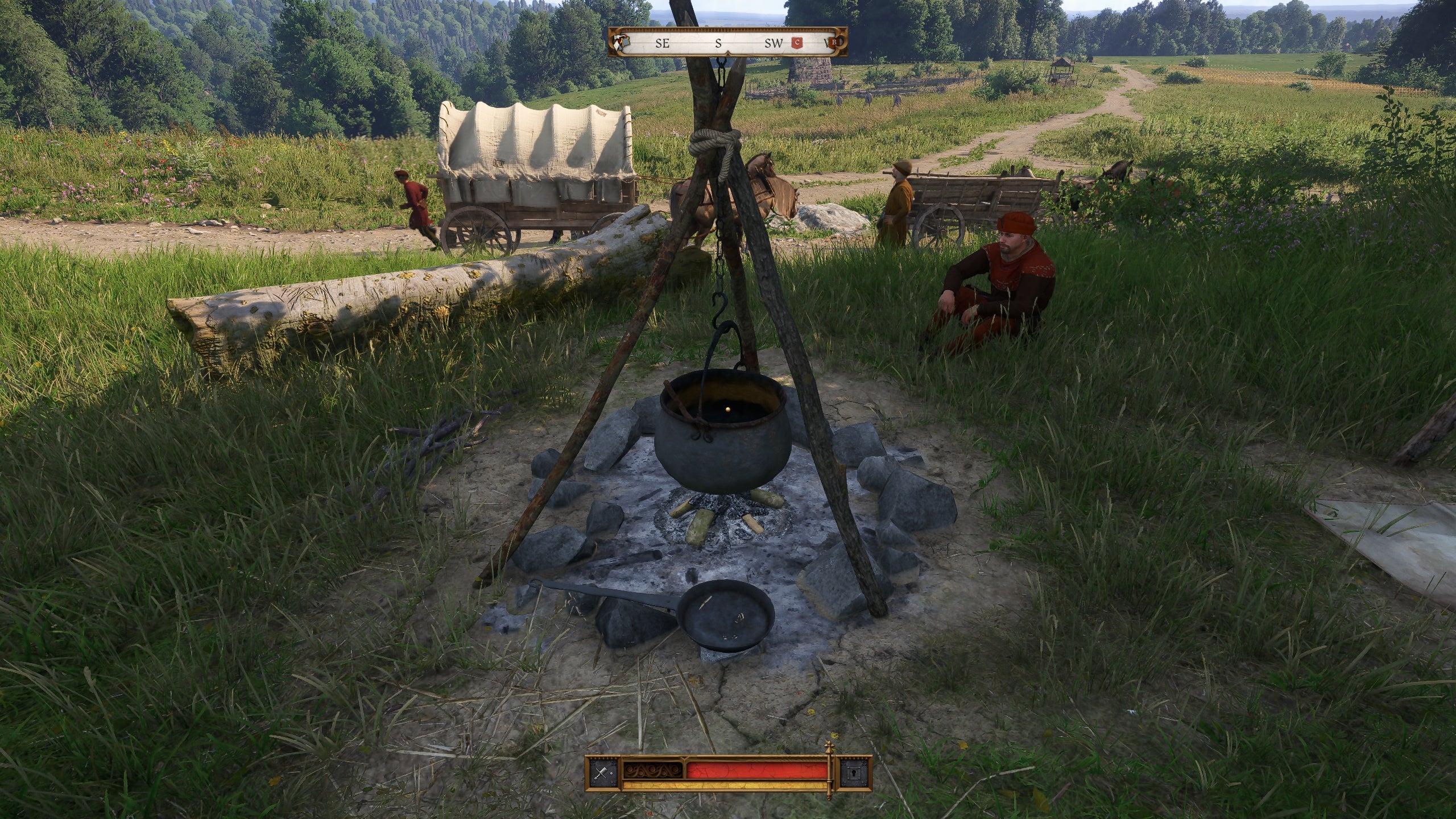 KCD2 2 cooking: How to use a pot, smokehouse and drying rack