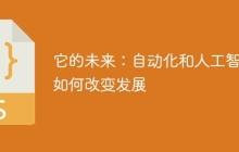 它的未来：自动化和人工智能如何改变发展
