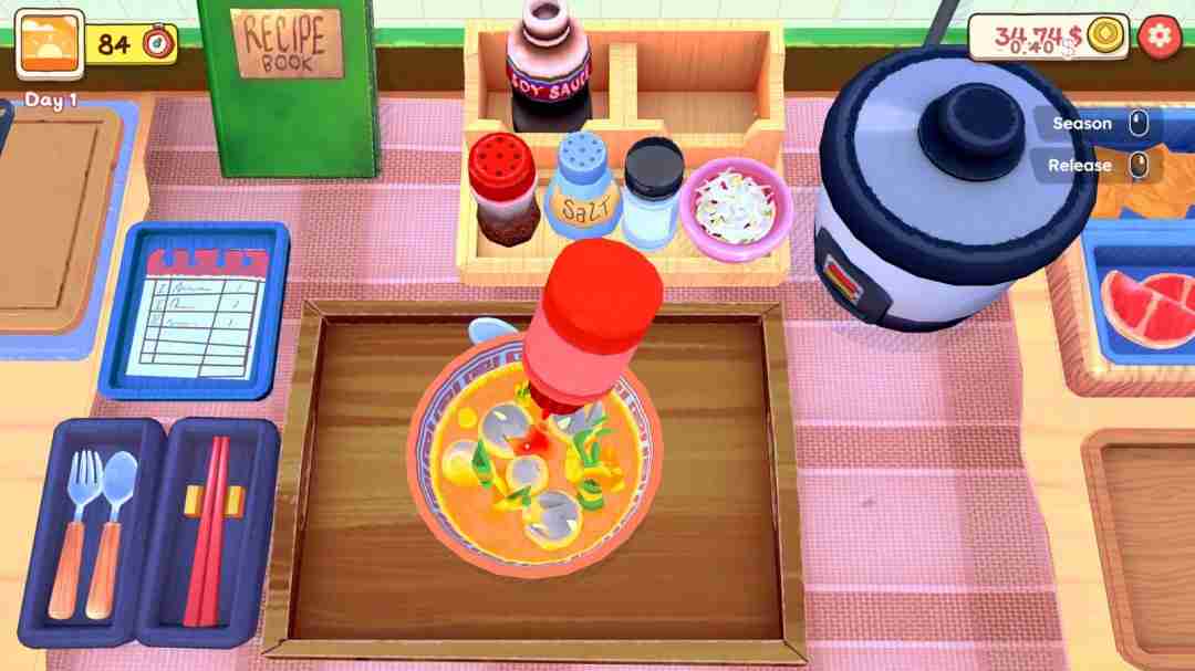 模拟经营游戏《KuloNiku : Meatball Cooking》Steam页面 年内发售