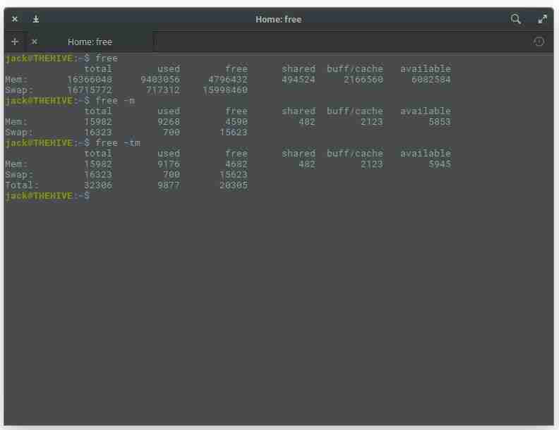 Linux 中檢查內(nèi)存的5中方法