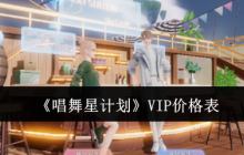 《唱舞星计划》VIP价格表
