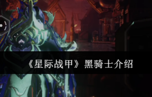 《星际战甲》黑骑士介绍