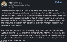 Unity于2月11日突然进行第六波裁员 约1800人占总数25%