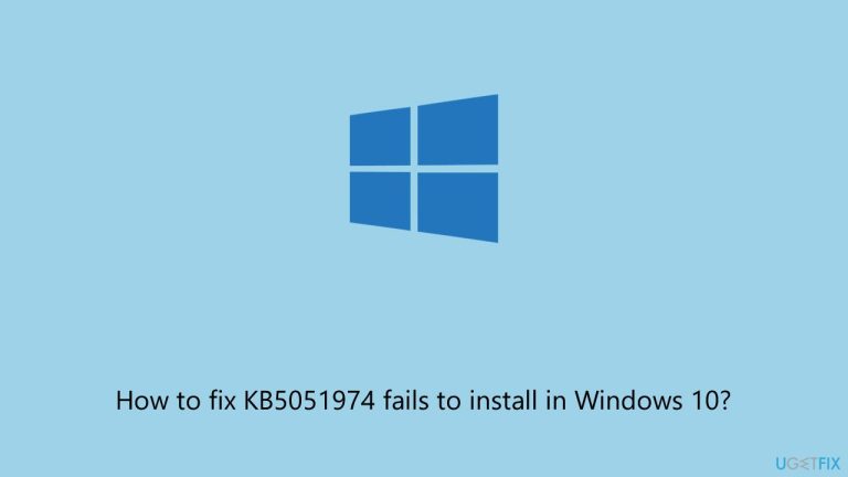 Wie kann ich KB5051974 in Windows 10 nicht installieren?