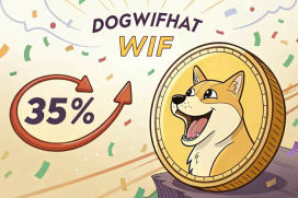 基于Solana的Wif Memecoin闪烁看涨信号