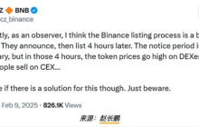 CZ 承认币安代币上市流程存在缺陷需要改革详解