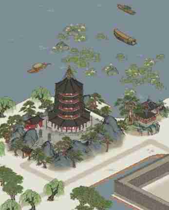 《江南百景图》雷峰塔脚下的寺庙在哪 雷峰塔脚下的寺庙位置
