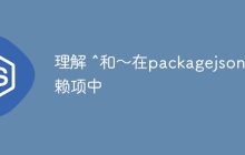 理解 ^和〜在packagejson依赖项中