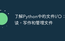 了解Python中的文件I/O：阅读，写作和管理文件