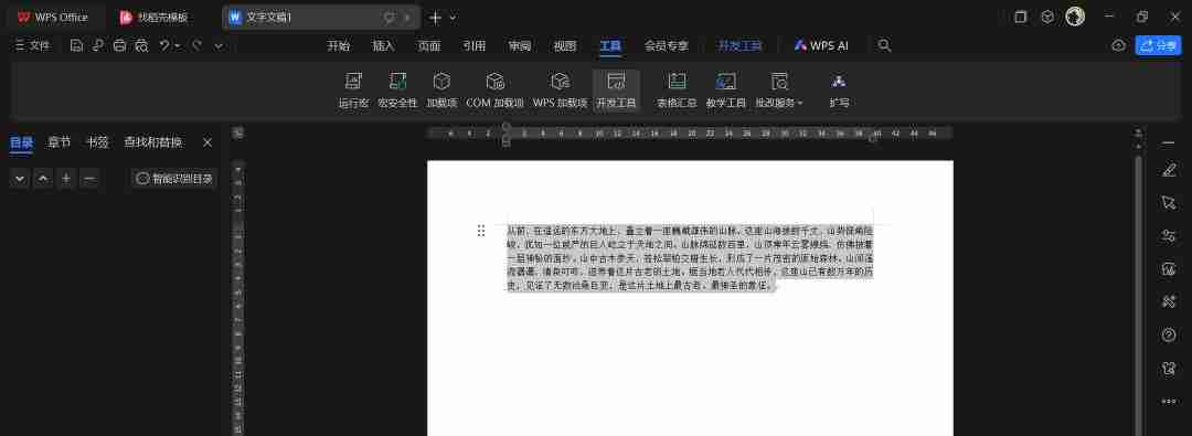 利用WPS宏功能,快速调用DeepSeek进行文本扩写