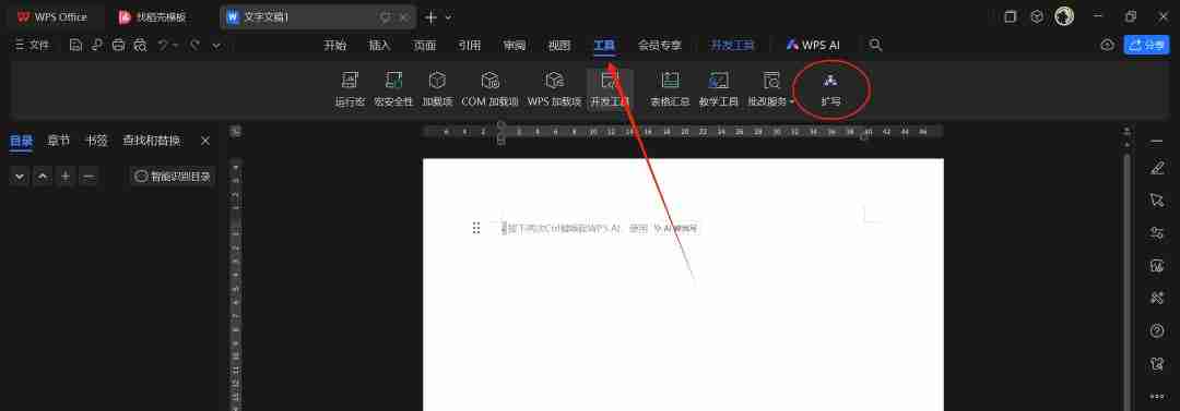 利用WPS宏功能,快速调用DeepSeek进行文本扩写