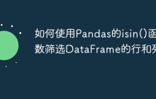 如何使用Pandas的isin()函数筛选DataFrame的行和列？