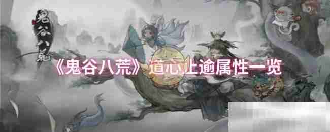 《鬼谷八荒》道心止逾属性一览