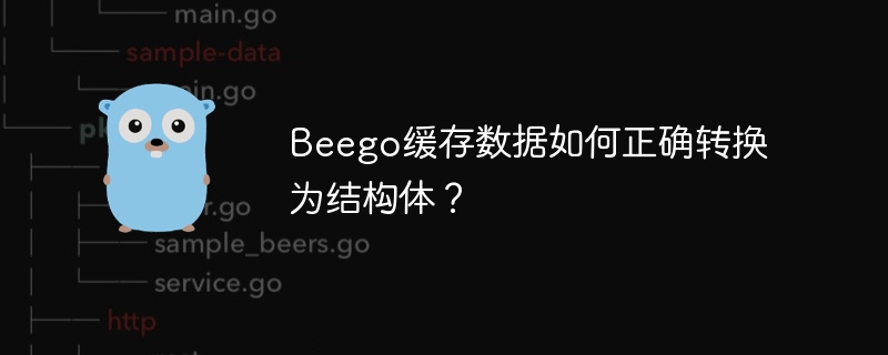 beego缓存数据如何正确转换为结构体？
